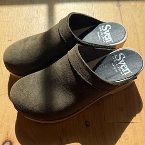Sven clogs. Worn once.